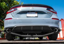 Honda Civic Cat-Back Exhaust Burnt Blue Tip For 22+ 1.5T Honda Civic Stillen image 11