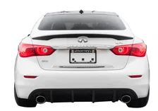 Infiniti Q50 Rear Diffuser Unpainted For 2014-2017 Infiniti Q50 Stillen image 8