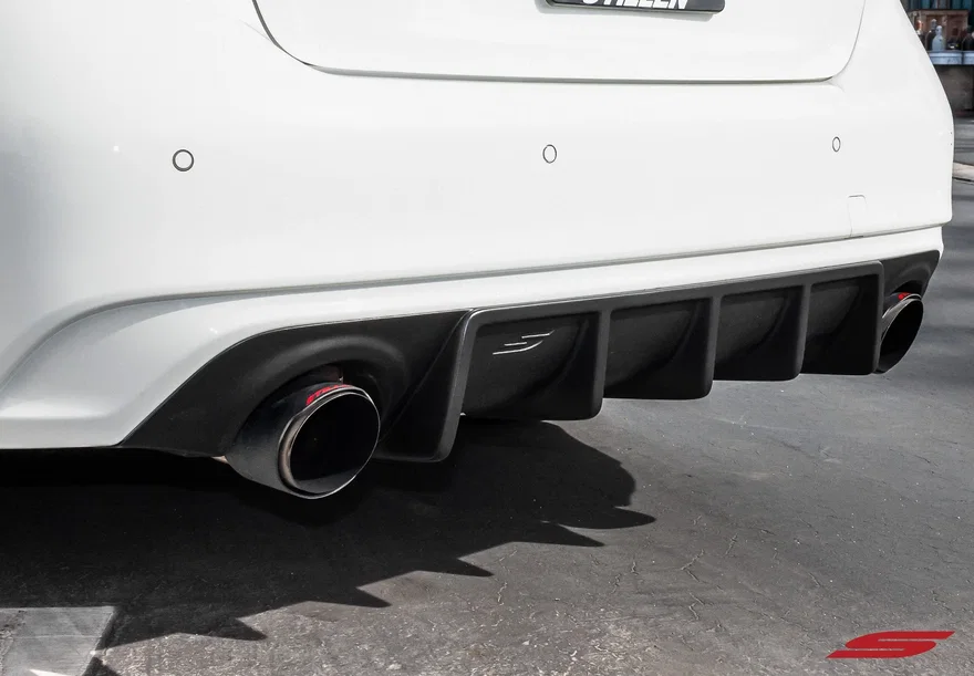 Infiniti Q50 Rear Diffuser Matte Black For 2018-2021 Infiniti Q50 Stillen