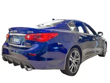 Infiniti Q50 Rear Diffuser Matte Black For 2014-2017 Infiniti Q50 Stillen image 9