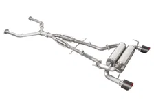 Cat Back Exhaust with Carbon Fiber Tips for 2009-2020 Nissan 370Z Z34 STILLEN image 1
