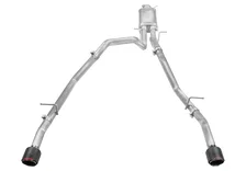 Ram 1500 Cat Back Exhaust System Carbon Fiber Tips For 2011-2024 Ram 1500 Stillen image 4