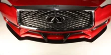 Infiniti Q60 Front Splitter & Winglets Matte Black For 2017-2021 Infiniti Q60 Stillen image 4