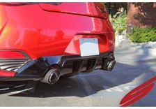 Infiniti Q60 3.0t Cat-Back Exhaust System Carbon Tips 2017-2022 Infiniti Q60 3.0t Stillen image 1