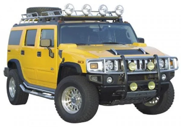 Hummer H2 Fender Flare Kit Unpainted For 2003-2009 Hummer H2 Stillen