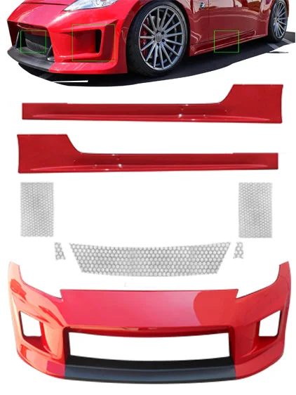 370Z Z34 4-Piece Body Kit Unpainted For 2009-2020 Nissan 370Z Z34 Stillen