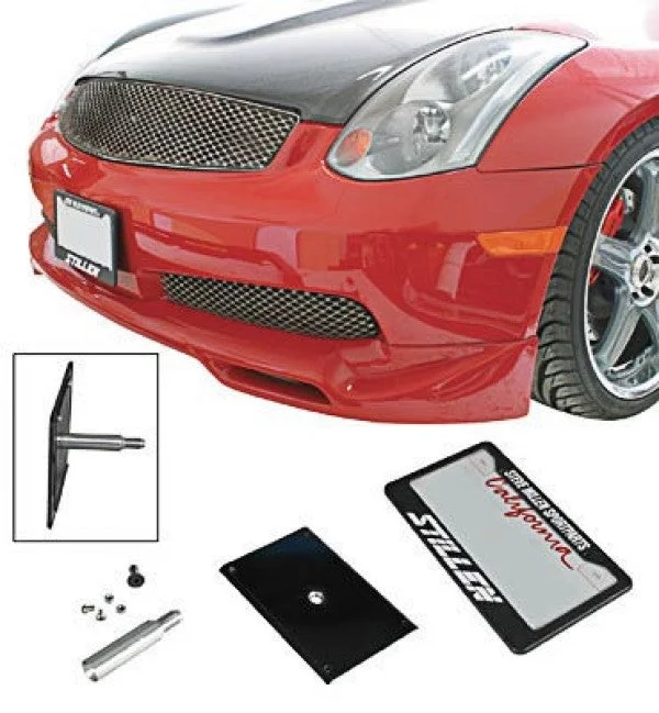 350Z Z33 Front License Plate Relocator For 2004-2005 Nissan 350Z Stillen