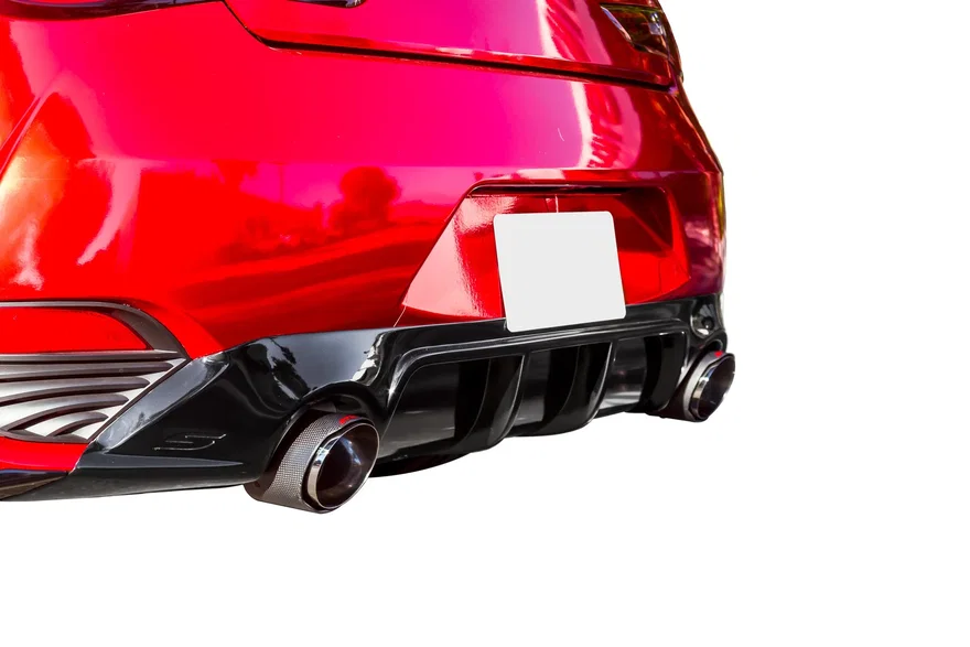 Infiniti Q60 3.0t Rear Diffuser Matte Black For 2017-2021 Infiniti Q60 3.0t Stillen