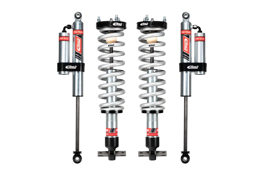 Pair of Front Coilovers + Rear Reservoir Shocks for GMC Canyon