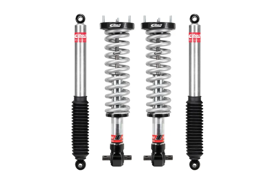 Pair of Front Coilovers + Rear Shocks for GMC Sierra 1500