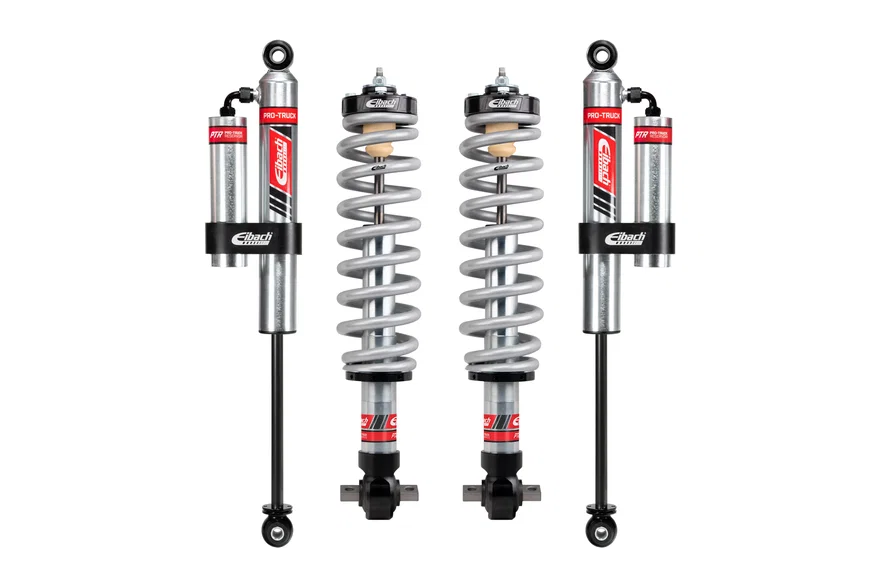 Pair of Front Coilovers + Rear Reservoir Shocks for Ford Ranger