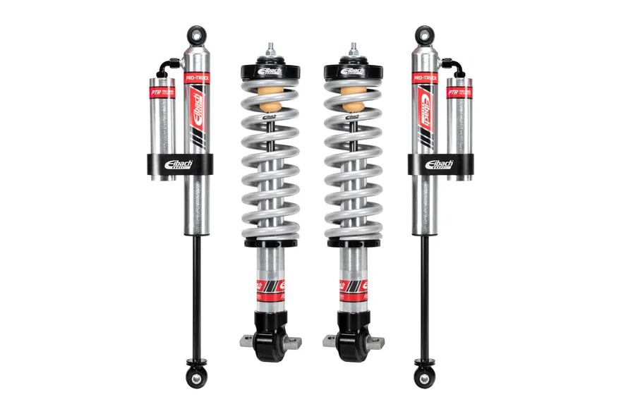 Pair of Front Coilovers + Rear Reservoir Shocks for Ford Ranger