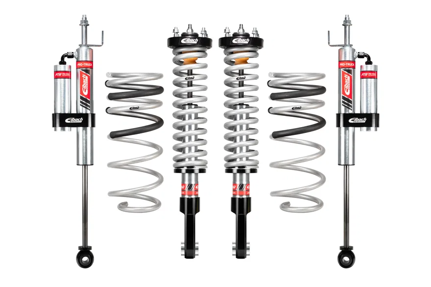 Pair of Front Coilovers + Rear Reservoir Shocks + Rear Springs for Toyota Tacoma