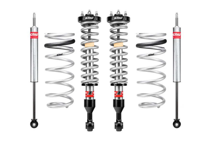 Pair of Front Coilovers + Rear Shocks for Toyota Land Cruiser