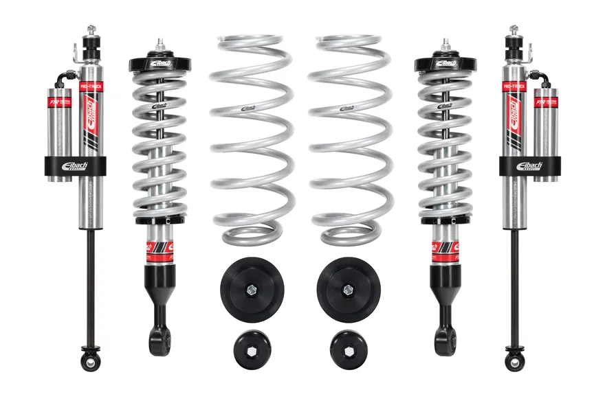 Pair of Front Coilovers + Rear Reservoir Shocks + Rear Springs for Lexus GX470