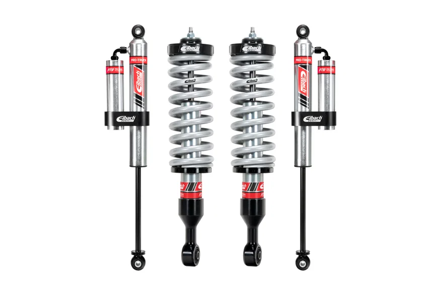 Pair of Front Coilovers + Rear Reservoir Shocks for GMC Canyon