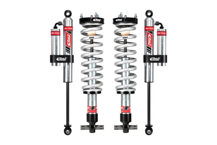 Pair of Front Coilovers + Rear Reservoir Shocks for Chevrolet Colorado