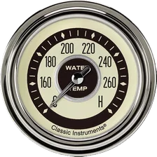 Nostalgia VT 2-5/8" Full Sweep Water Temperature Gauge image 1