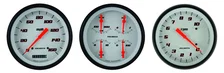 Velocity White Three Gauge Set image 1