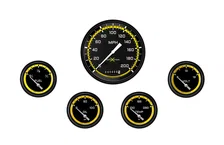 AutoCross Yellow Five Gauge Set image 1