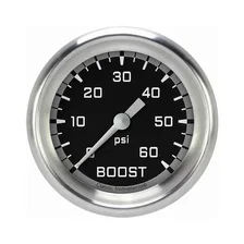 Autocross Gray 2-5/8" Boost Gauge (60 PSI) image 1