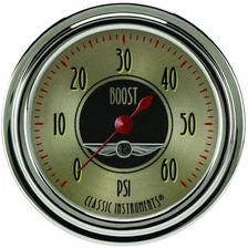 All American Nickel 2-5/8" Boost Gauge (60 PSI) image 1