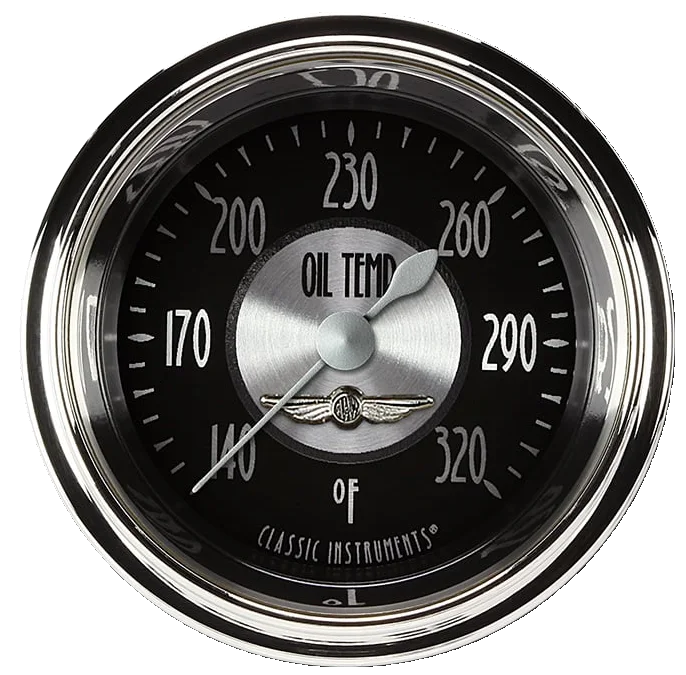 All American Tradition 2-1/8" Oil Temperature Gauge