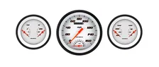 Velocity White Three Gauge Set image 1