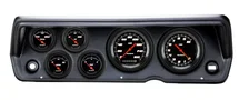1970-76 Duster Velocity Black Six Gauge Set Mopar image 1