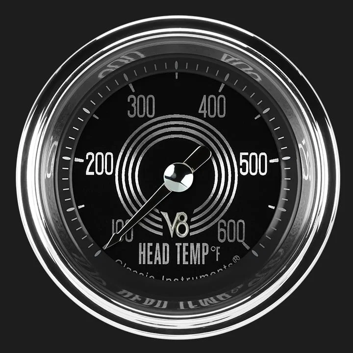 V8 Speedster 2-1/8" Cylinder Head Temperature Gauge