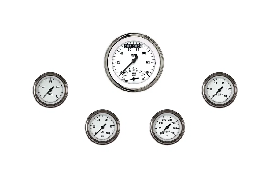 White Hot Five Gauge Set