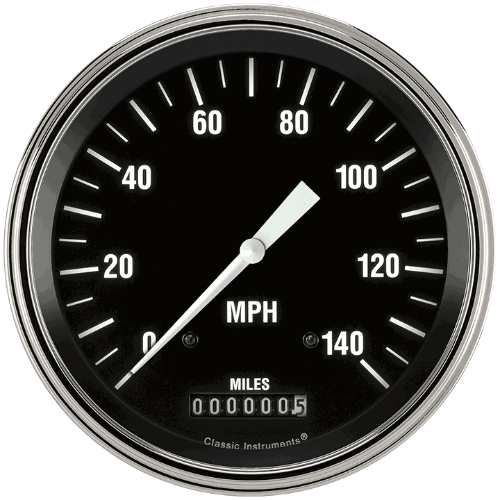 Hot Rod 4-5/8" Speedometer Gauge