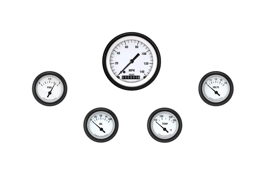 White Hot Series Five Gauge - GM