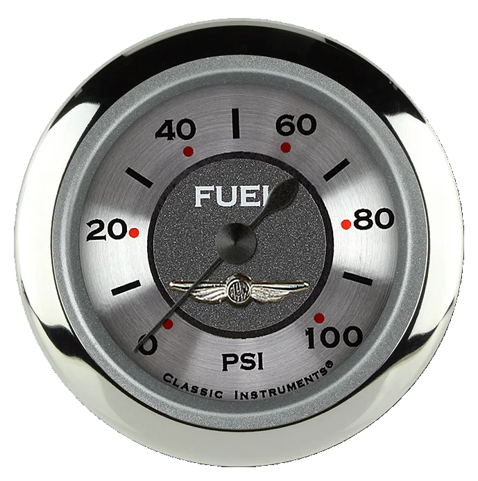 All American 2-1/8" Fuel Pressure Gauge (100 PSI)