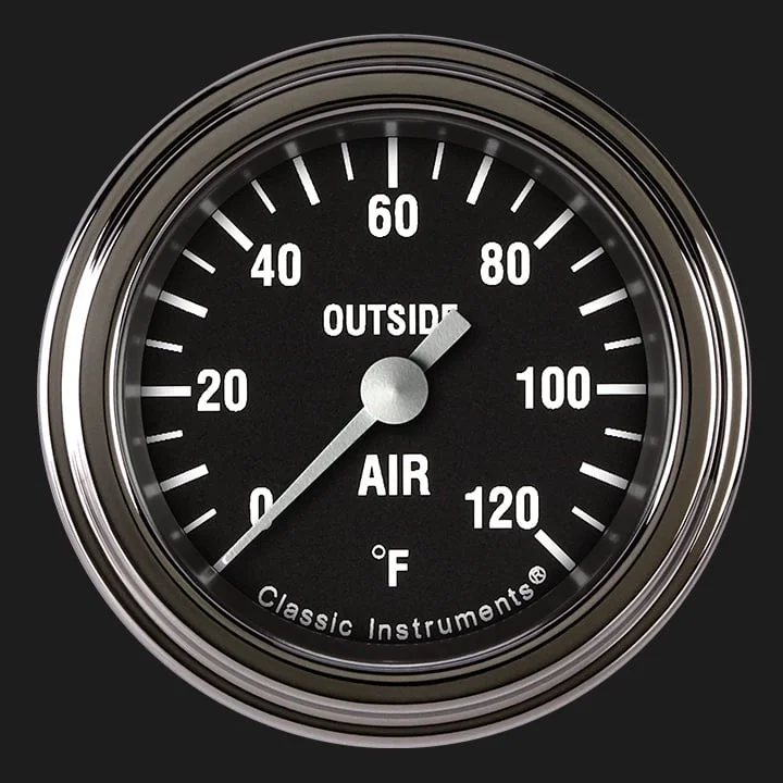 Hot Rod 2-1/8" Outside Air Tempature Gauge