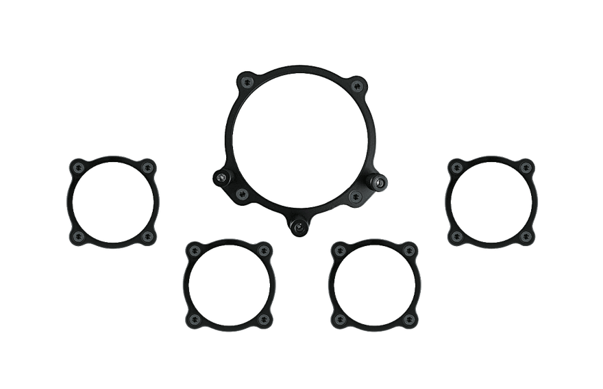 Moal Bomber Five Gauge Trim Bezel Set