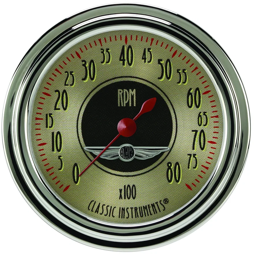 All American Nickel 2-5/8" Tachometer Gauge