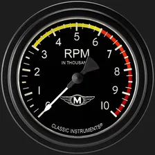 Moal Bomber 2-5/8" Tachometer Gauge image 1