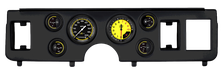 AutoCross Yellow Series Short Sweep Gauge Set for Ford Mustang image 1