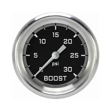 Autocross Gray 2-5/8" Boost Gauge (30 PSI) image 1