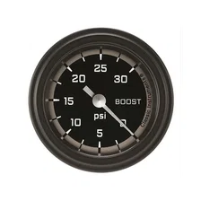 Autocross Gray 2-1/8" Boost Gauge (30 PSI) image 1