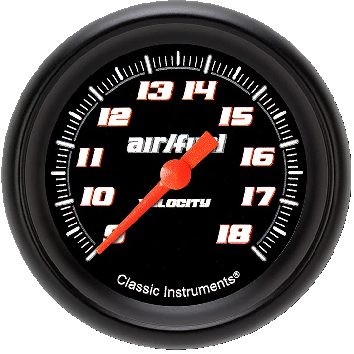 Velocity Black 2-5/8" Air Fuel Ratio Gauge