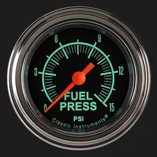 G/Stock 2-1/8" Fuel Pressure Gauge (15 PSI) image 1