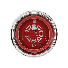 V8 Red Steelie 2-1/8" Fuel Level Gauge image 1