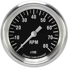 Hot Rod 2-5/8" Full Sweep Tachometer Gauge image 1