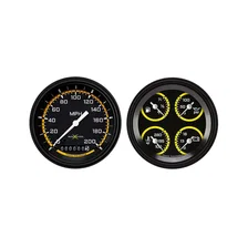 Autocross Yellow Six Gauge Set image 1