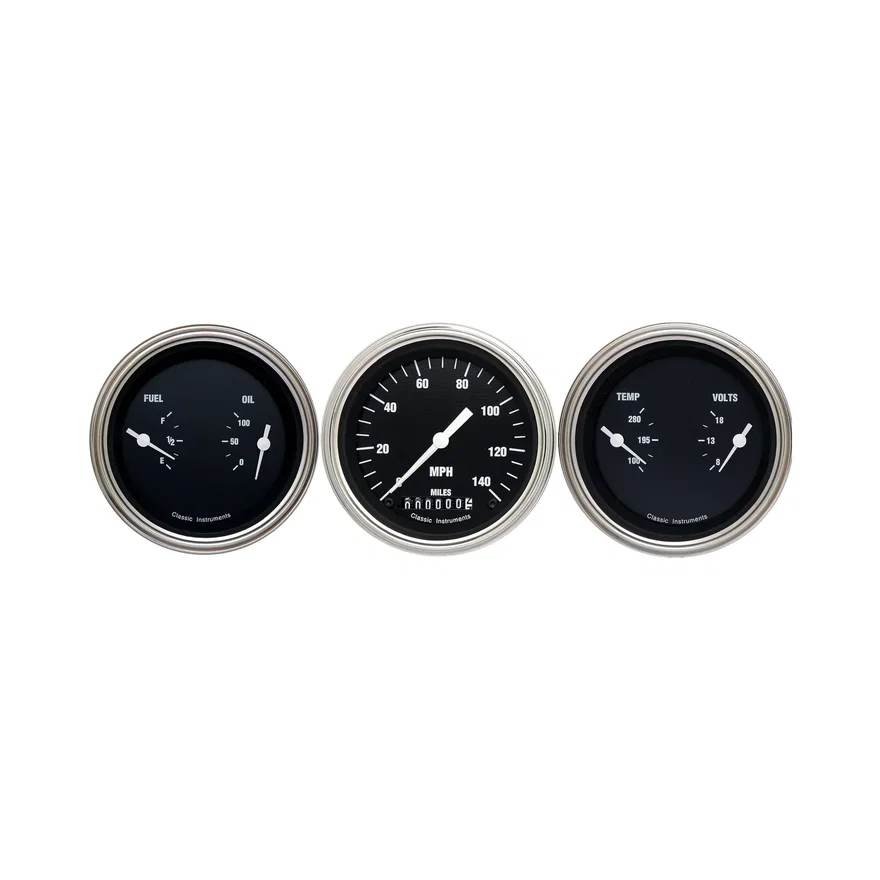 Hot Rod 3" Speedo/2 Duals-GM