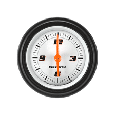 Velocity White 2-1/8" Clock image 1