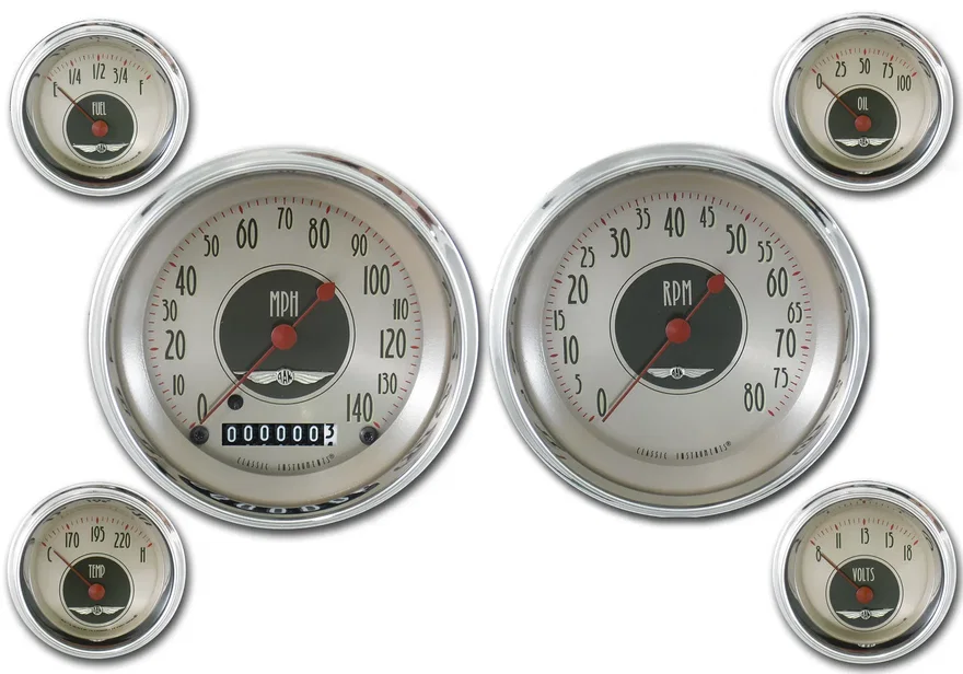 American Nickel Six Gauge Set