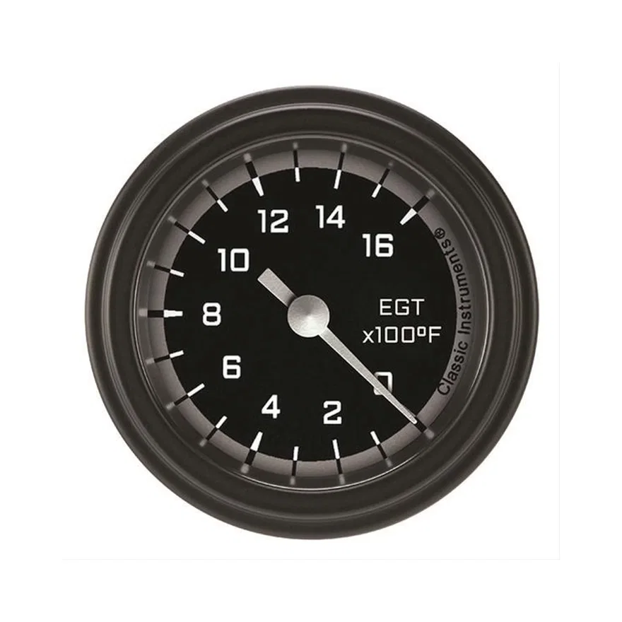 Autocross Gray 2-1/8" Exhaust Gas Tempature Gauge